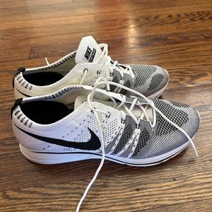 Nike Flyknit Trainer, Black White Gray